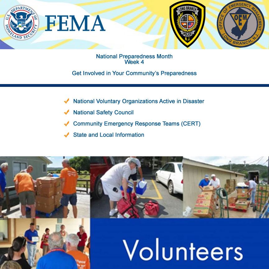 FEMA National Preparedness Month Week 4