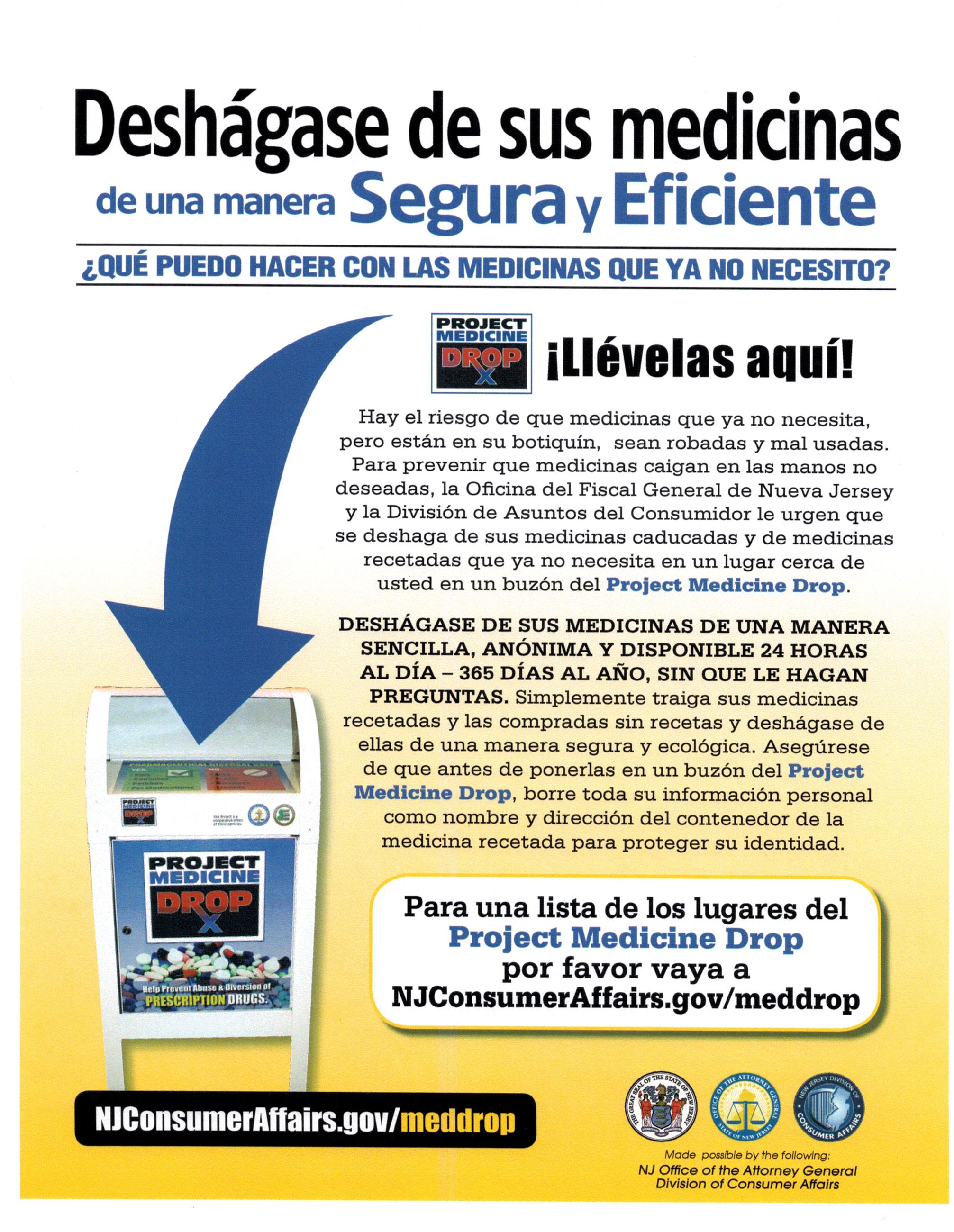 Deshagase de sus medicinas