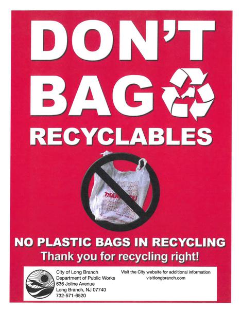 Dont Bag Recyclables
