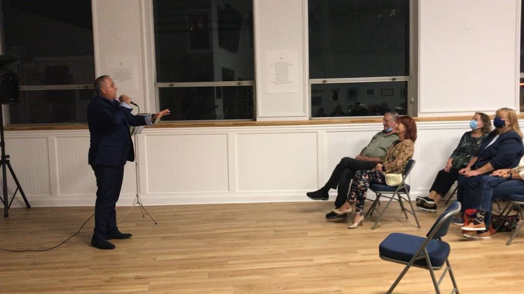 Singing in front of audience