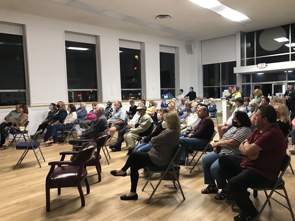 Audience watching singers
