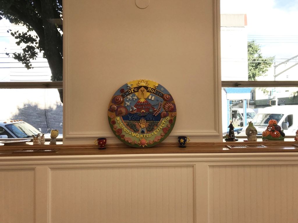 Shore House centerpiece craft