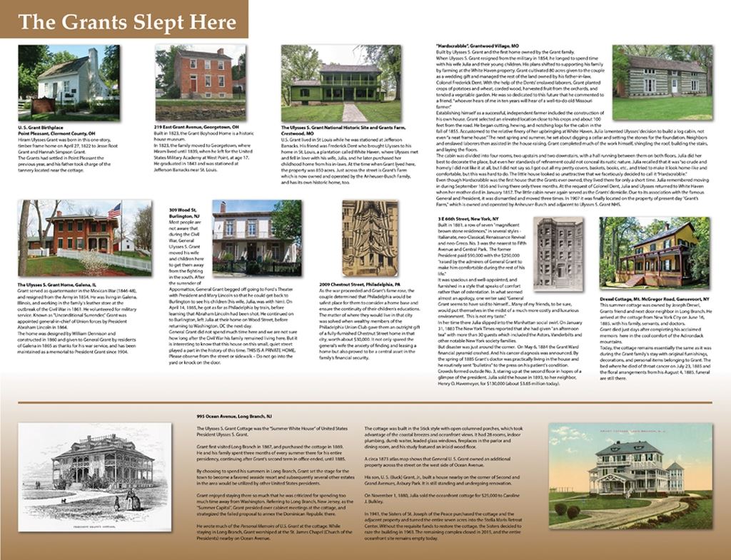 The Grants slept here article