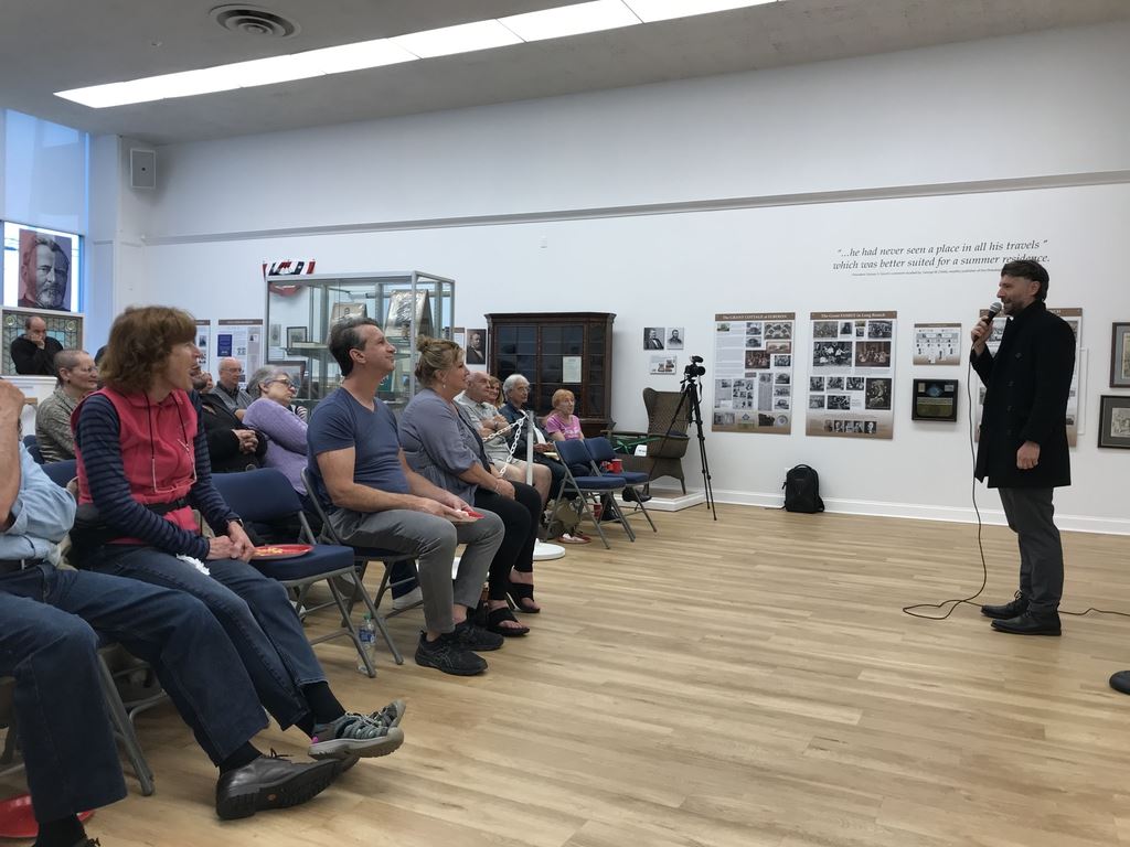 Comedy Night - Vin in front of audience