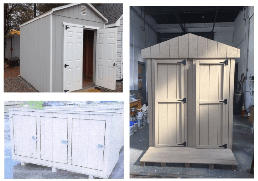 Lockers, bath house, and cabanas