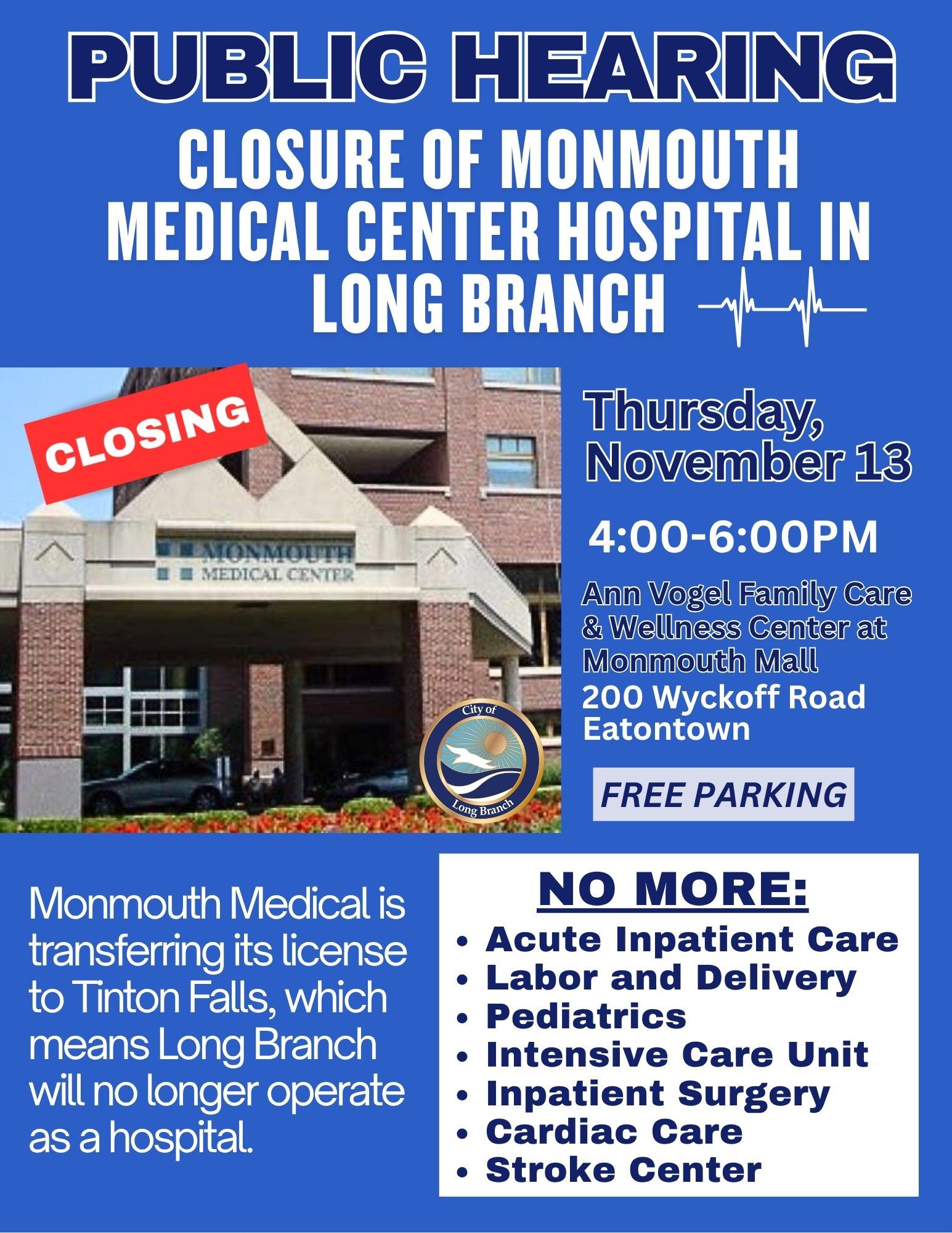 Public Hearing Monmouth Medical (2)